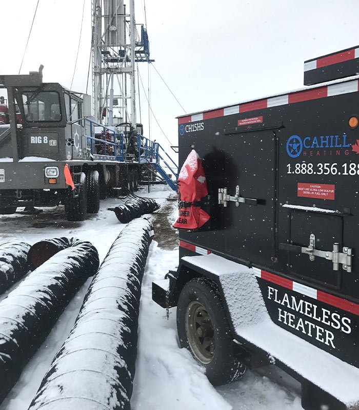 cahill offers flexible ductwork for their diesel heaters