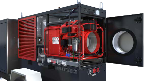image showing easy motor replacement on cahill jet heater