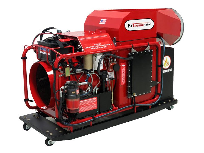 image showing jet heater engine used in pest control applications