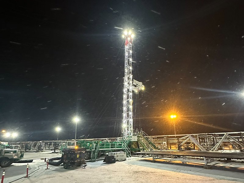 A light tower rental unit