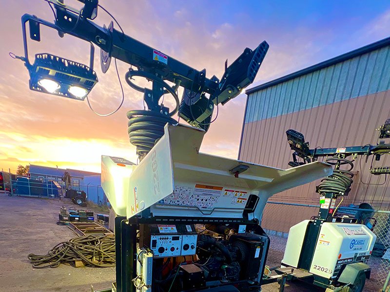 Light tower equipment